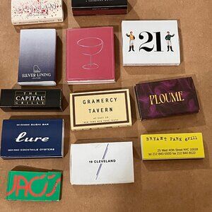 NEW LOT of Modern New York City, Full Unstruck Matchbooks (PICK 5 - READ BIO)